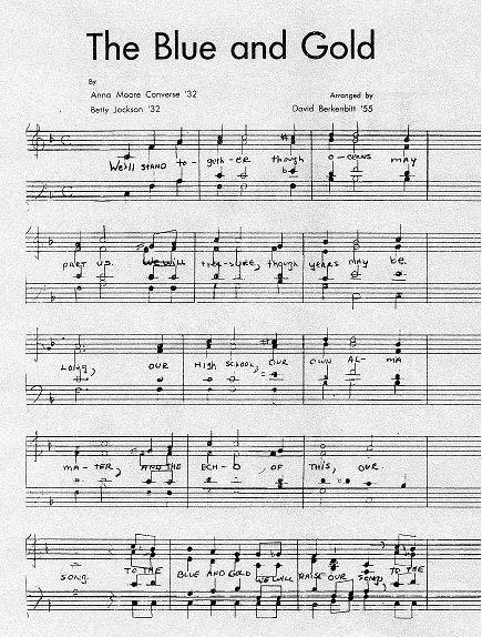 B-CC School Song Score Pt 1